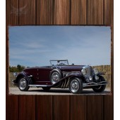 Металлическая табличка Duesenberg J Convertible Coupe by Murphy